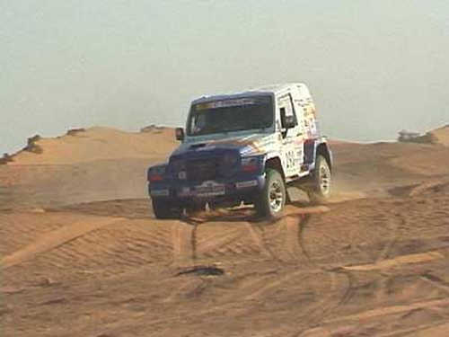 Troller durante o Rally da Tunísia; é a primeira vez que o Brasil vence no mundial de cross-country. (foto: Divulgação)