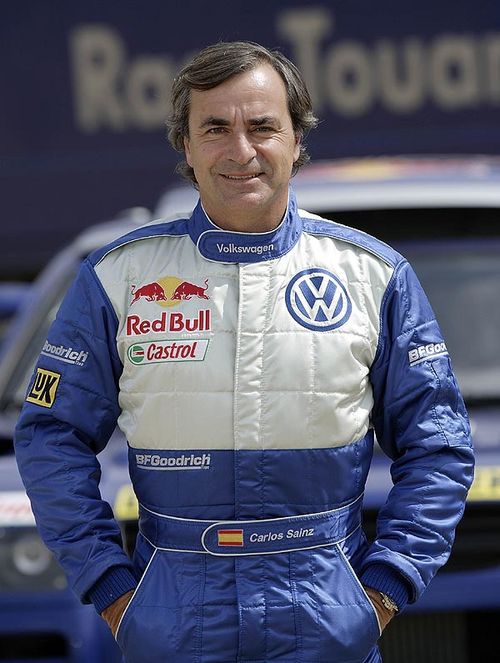 Carlos Sainz já como piloto oficial da equipe Volkswagen (foto: Divulgação Mitsubishi)