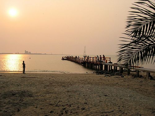 Pôr-do-sol em Pointe Noire  Congo (foto: Guilain Grenier)