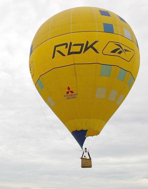 Balão de Sacha Haim  da equipe Reebok (foto: Donisete de Almeida/ Divulgação)