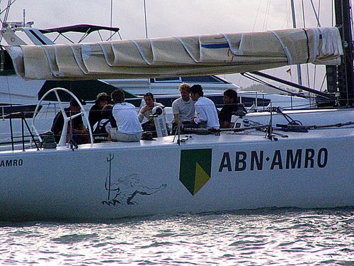 Equipe ABN se reúne no Neptunus Express ao final da tarde  depois do amistoso (foto: Daniel Costa/ www.webventure.com.br)