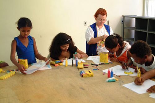 Aula de desenho (foto: Divulgação)