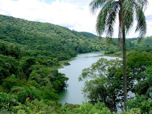 Represa de Mairiporã  cenário da etapa de canoagem. (foto: www.mairipora.sp.gov.br)