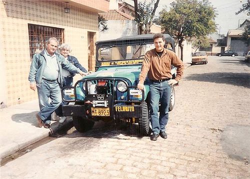 O primeiro jipe de Edu Piano (foto: Arquivo Pessoal)