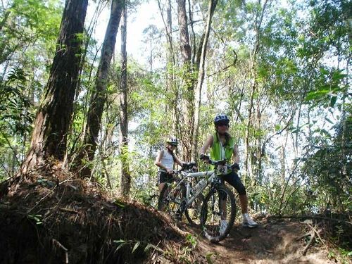 Bikers não tiveram moleza no percurso. (foto: Divulgação)