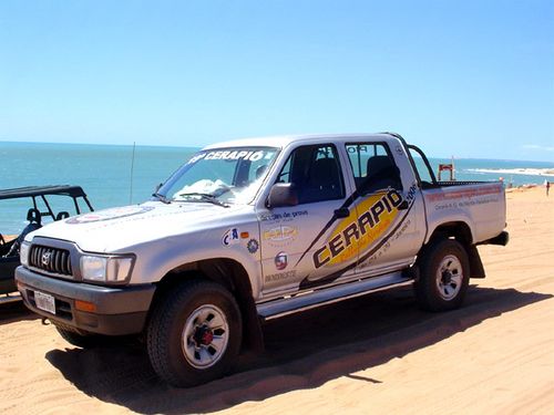 Carro de viagem de reconhecimento do Rally Cerapió. (foto: Divulgação)