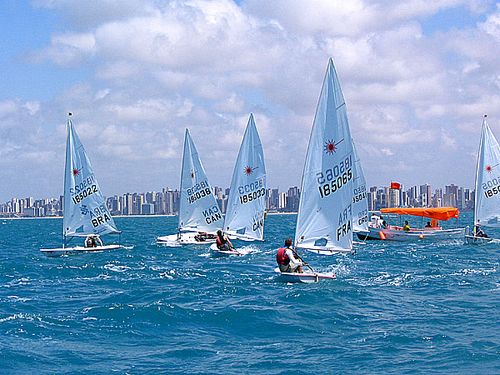 O francês Jeremie Steyaert (final 5065)  vencedor da segunda regata (foto: Daniel Costa/ www.webventure.com.br)