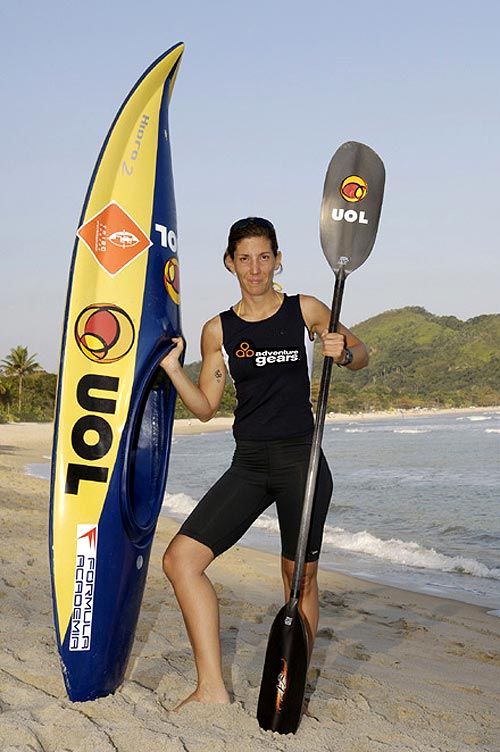 Roberta Borsari é a 13ª no Ranking Mundial de Kayaksurf. (foto: Norio Estevam)