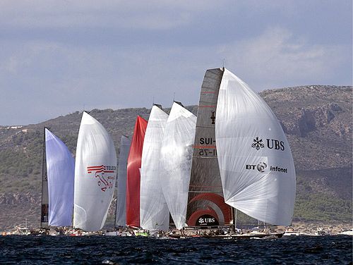 A última regata de flotilha da temporada 2005 (foto: Divulgação)