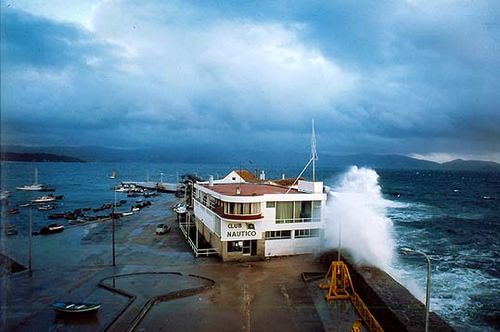 O Real Clube Náutico de Sanxenxo em 1976 (foto: Divulgação)