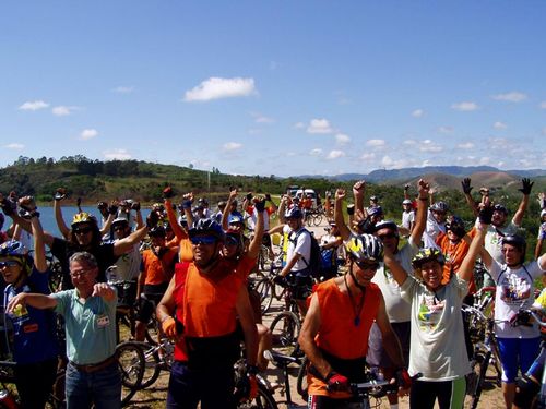 Integração e entrosamento dos cicloturistas. (foto: Divulgação)