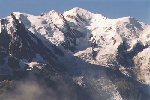 O Mont Blanc  pico mais alto dos Alpes Franceses (foto: Olivier Cormont)