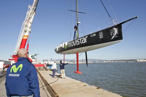 Movistar recebe reparos em terra (foto: Divulgação)