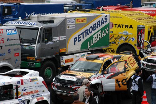 O Tatra de André Azevedo na vistoria (foto: Divulgação)