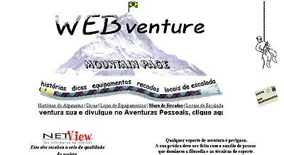 O Webventure nasceu assim  como site de montanhismo  em 97 (foto: Renato Cukier)