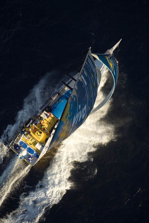 Brasil 1 passou em terceiro pelo Cabo Horn (foto: Oskar Kihlborg/ VOR)