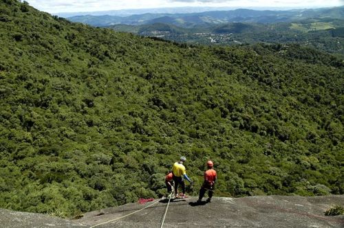 Etapa da Brasil Wild em Monte Verde  com técnicas verticais (foto: David dos Santos Jr)