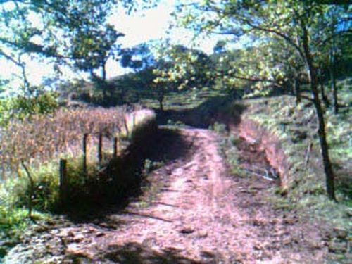 Uma das pequenas subidas de barro (foto: Arquivo pessoal)