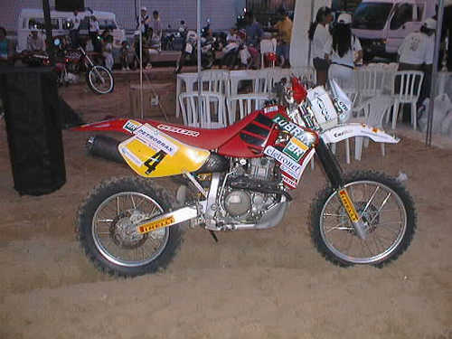 A Honda XR 650  que Juca Bala está usando no Baja Fortaleza (foto: Divulgação)