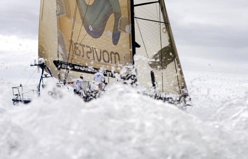 Movistar foi o primeiro em Noronha (foto: Oskar Kihlborg/ VOR)