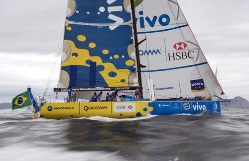 Brasil 1 está em terceiro no caminho para os EUA (foto: Oskar Kihlborg/ VOR)