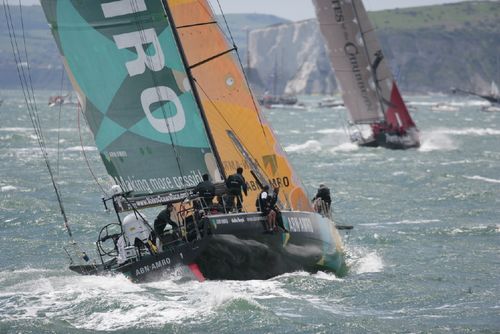 ABN Amro 1 venceu a in port da Inglaterra (foto: VOR/ ABN Amro)