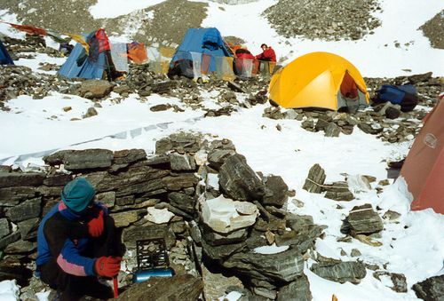 Acampamento base do Everest (foto: Helena Coelho)