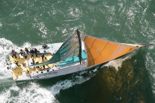 Barco do ABN Amro 1 venceu a regata (foto: VOR/ ABN Amro)