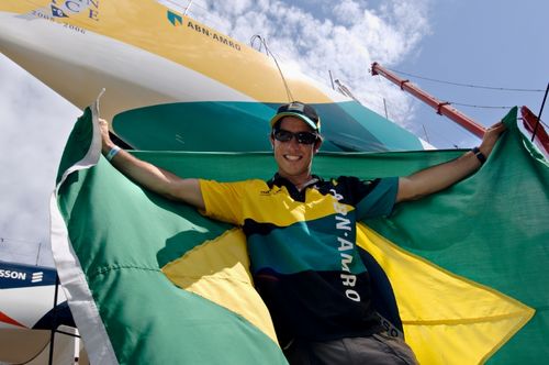 O espírito brasileiro  segundo Lucas  foi seu ponto forte na prova (foto: Divulgação/ Team ABN Amro)