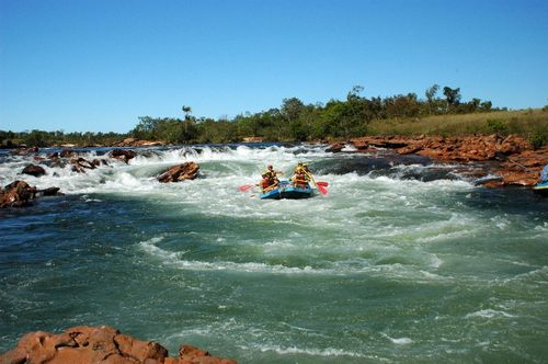 Rafting no Rio Novo  no Jalapão (foto: Divulgação Canoar)