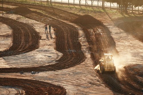 Pista do prólogo 2006 em construção (foto: Rubens Cerqueira)