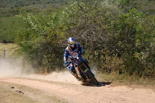 Despres está na liderança entre as motos. (foto: André Chaco/ www.webventure.com.br)