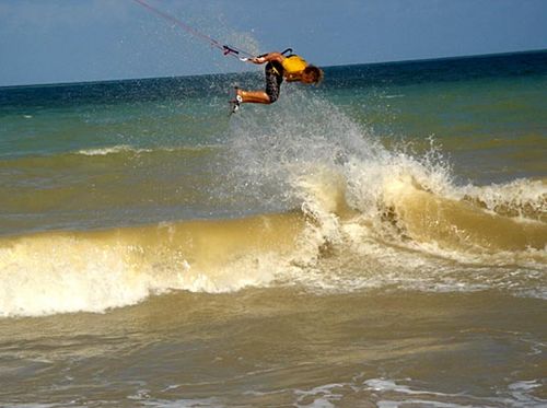 Disputa na praia de Tambaú (foto: Ricardo Dubeux)