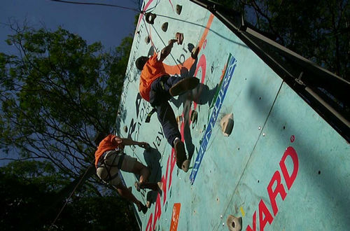 Escalada esportiva determinou a ordem de largada (foto: Ana Paula Martingo)