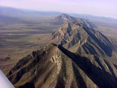 The mountains near Torreón in early morning light (foto: )