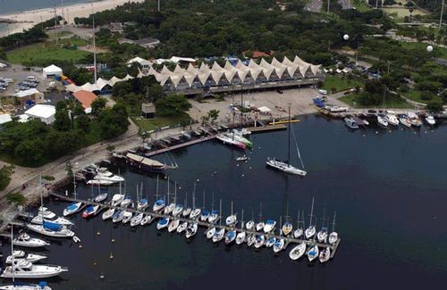 Vista aérea da Marina da Glória (foto: Rick Tomlinson)