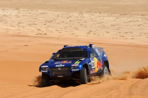 Volkswagen de Carlos Sainz  que chegou na primeira colocação (foto: Divulgação)