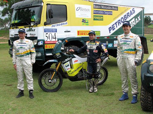 Brasileiros comentam expectativa para o Dakar 2007 (foto: Thiago Padovanni/ www.webventure.com.br)