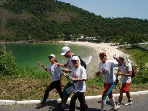 Competidores durante a Etapa do Forte Barão do Rio Branco (foto: Divulgação)