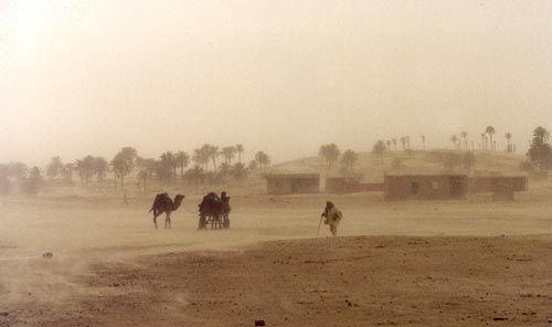 Tempestade de areia no deserto (foto: SXC)