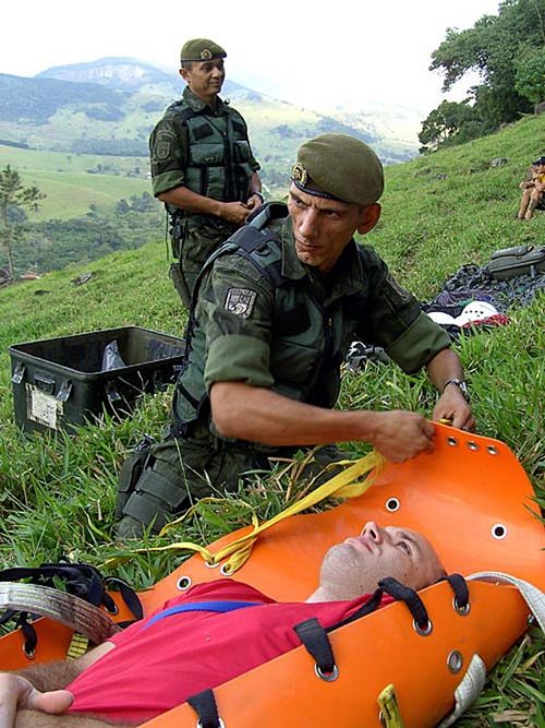 Resgate nas provas tem que ser feito por especialistas (foto: Eliseu Frechou)