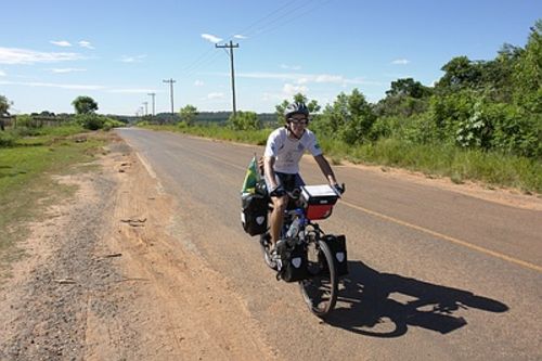 O brasileiro começando a sua jornada (foto: Arthur Cardoso)