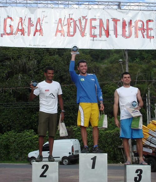 Pódio da categoria masculina (foto: Divulgação)