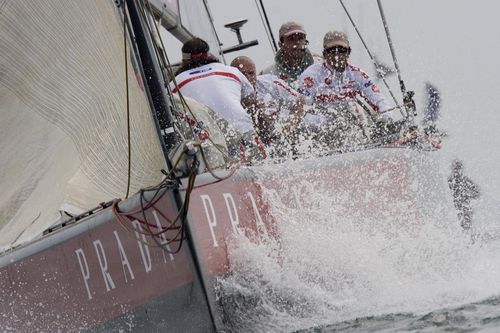 Luna Rossa na frente da semifinal por 2 a 1 (foto: Bruno Cocozza/ Luna Rossa)