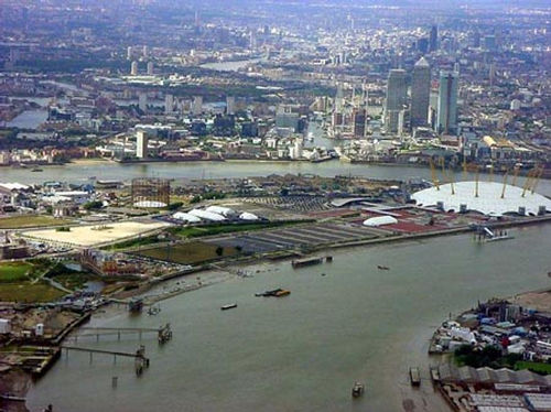 Centro de Londres visto do Xiamango: rota proibida depois dos atentados (foto: Gérard Moss)