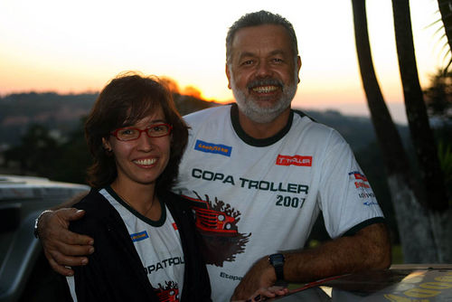 Pai e filha competem na Troller SE e NE (foto: Donizetti Castilho)