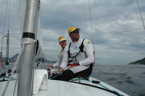 Scheidt e Bruno estão na liderança do Mundial (foto: Divulgação)