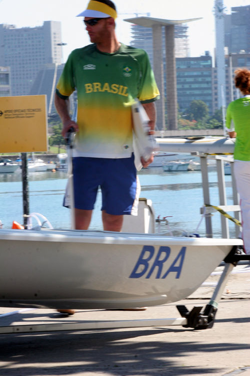 Scheidt treina na Marina da Glória (foto: Thiago Padovanni/ www.webventure.com.br)