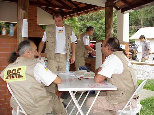 Equipe médica é especializada em provas de aventura (foto: Rodrigo Holanda)