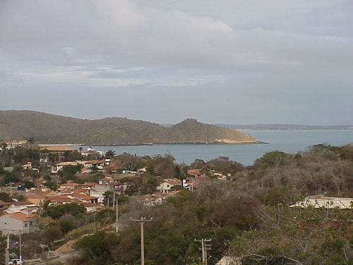 Vista Aéra da Praia da Armação de Búzios (foto: Rodrigo Holanda)